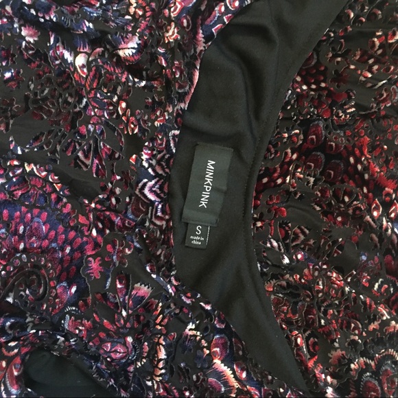 MINKPINK Velvet Burnout Dress - Picture 5 of 5